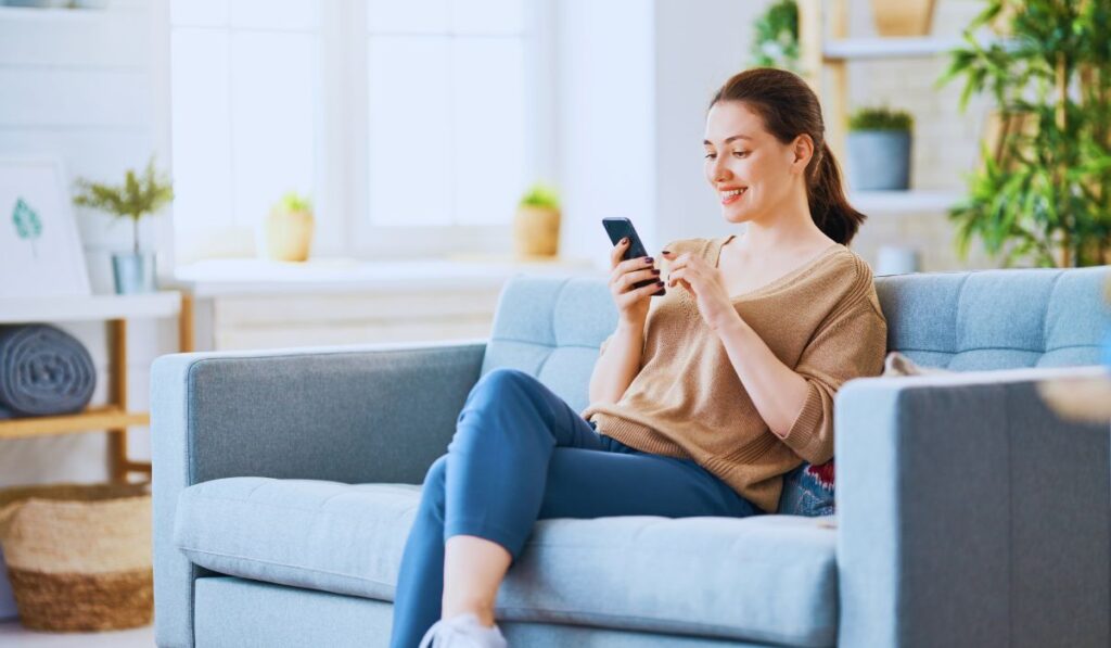 cadrage d'une femme et son environnement